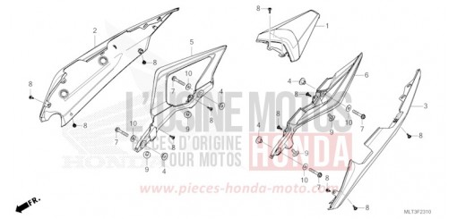 CAPOT ARRIERE CB1000GTT de 2026